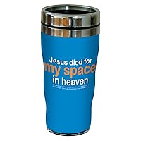 Tree-Free Greetings MySpace: 2 Timothy 4:18 Sip 'N Go Stainless Steel Lined Travel Tumbler, 16-Ounce