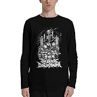 Rock Band T Shirts The Black Dahlia Murder Men's Cotton Crew Neck Tee Long Sleeve Tees Black
