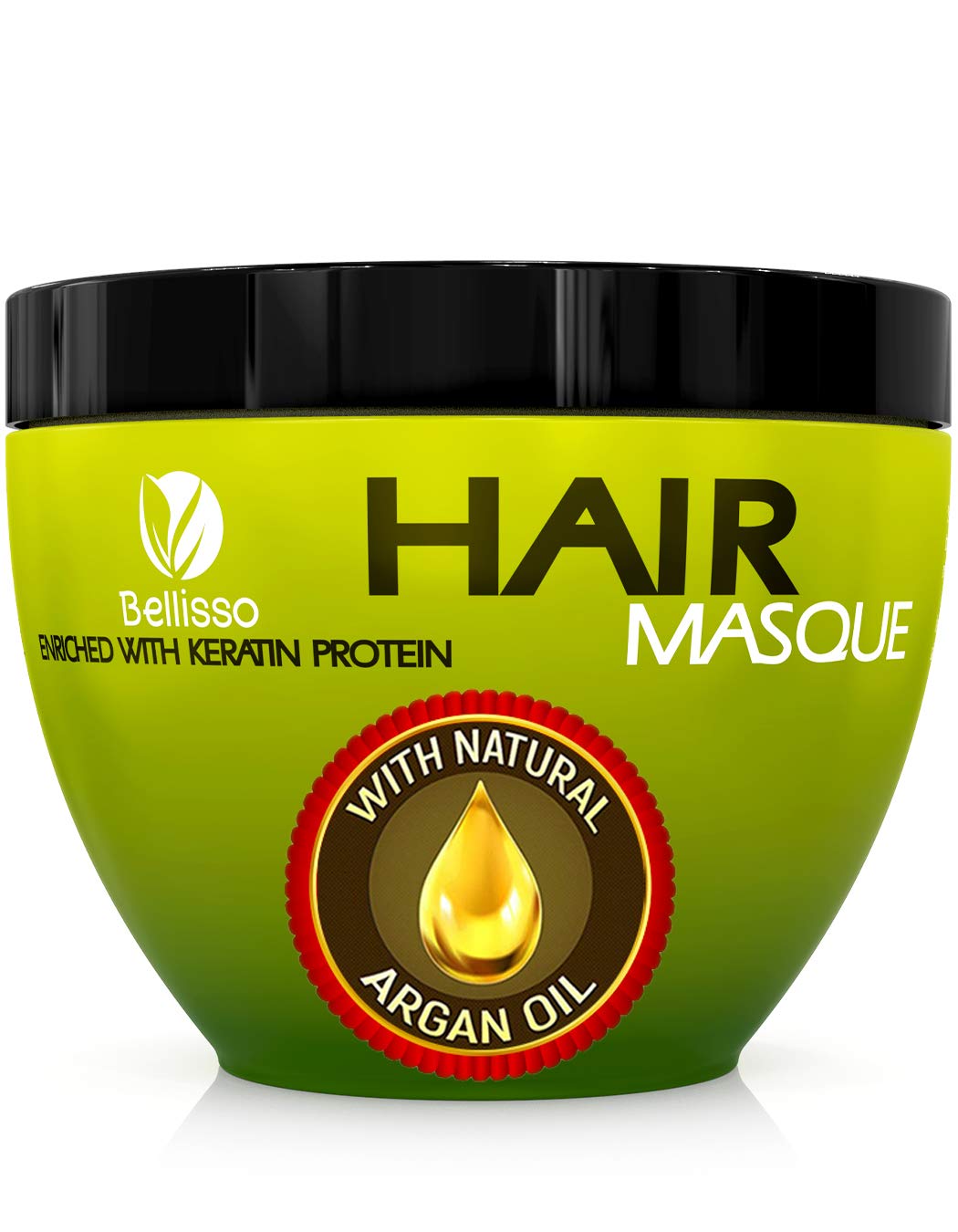 Moroccan Argan Oil Hair Mask Deep Conditioner Sulfate Free for Dry or Damaged Hair with Jojoba Kernel Oil Aloe Vera Collagen and Keratin