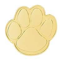 PinMart Animal Paw Print School Mascot Lapel Pin