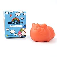 Hamee SquiSHU Sanrio Hello Kitty and Friends [Pull Stretchy Dough Fidget Squishy Sensory Toy] [Soft Squeeze Ball] [Hand Therapy Relaxing and Calming or Soothing] Gift for Kids, Adults - Hello Kitty
