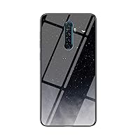 IVY Tempered Glass Starry Sky Case for Oppo Realme X2 Pro Case - D
