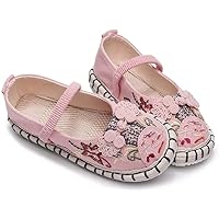 Embroidered Shoes Traditional Craft Handmade Breathable Sole for Boys and Girls Hanfu