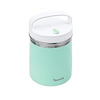 Tovolo Stainless Steel Traveler (Mint/White) - 2 Quart Insulated, Vacuum-Insulated, Reusable, BPA-Free Container for Homemade Ice Cream, Freezer Food, & Hot Food