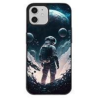 Planet Astronaut iPhone 12 Case - Space Phone Case for iPhone 12 - Cool Design iPhone 12 Case