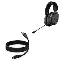 BoxWave Cable Compatible with ASUS TUF Gaming H3 Wireless - DirectSync - USB 3.0 A to USB 3.1 Type C, USB C Charge and Sync Cable for ASUS TUF Gaming H3 Wireless - 6ft - Black