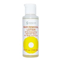 Hair Inhibitor Lotion for Full Body with Pineapple and Soymilk, Made in Japan, 3.52 FL. OZ