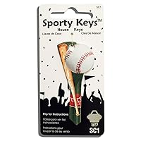 Baseball Shaped House Key SC1