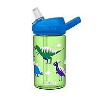 CamelBak Eddy+ 14oz Kids Water Bottle with Tritan Renew – Straw Top, Leak-Proof When Closed