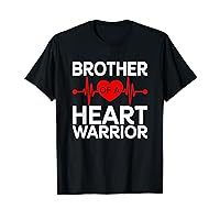 Heart Warrior CHD Warrior Brother Congenital Heart Disease T-Shirt