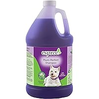 Espree Plum Perfect Shampoo for Dogs - Made with Organic Aloe Vera - Forumated for Deep Cleaning - 1 Gallon