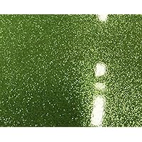 Upholstery Glitter Vinyl Glossy Sparkling Fabric by The Yard Used for-Apparel-Decorations-Shiny[Green]!!!