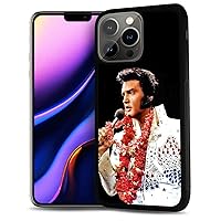 for iPhone 15 Pro, Durable Protective Soft Back Case Phone Cover, HOT13682 Elvis Presley 15pro 13682