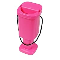 Square Charity Money Collection Box - Pink