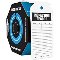 Accuform TAR728 Tags by-The-Roll Inspection and Status Record Tags, Legend 