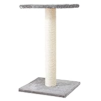 TRIXIE Espejo Scratching Post with Resting Platform, 27 inch Tall, Gray