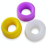 LeLuv Premium Silicone Sleeves - Set of 3 One of Each Size - for 2.0