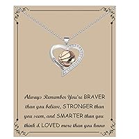 BNQL Basketball Necklace for Women Basketball Gifts for Basketball Lovers Players Team Coach Basketball Jewelry for Girls Necklace (Basketball Necklace)