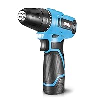 ‎DNA MOTORING TOOLS-00157 12V Cordless Electric Drill w/Keyless Chuck, 2 Variable Speed, 20+1 Torque Adjustment and LED, Tool Only No Battery (Blue)