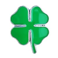 OnlyYou.X New Four Leaf Emblem Four Leaf Badge Clover Decal Clover Sticker Fit for Universal Pickup and Car Green 1 Piece Metal