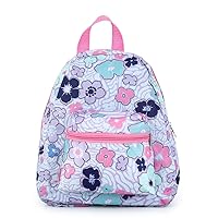 Rave Envy Mini Backpack - Floral - White, Blue & Pink