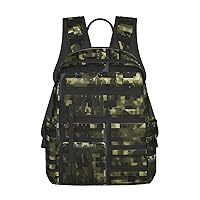 Army Digital Camouflage Print Simple And Lightweight Leisure Backpack, Men'S And Women'S Fashionable Travel Backpack