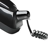 03201 Twisstop Detangler w/Coiled 25-Foot Phone Cord Black