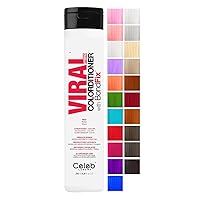 Celeb Luxury Viral Colorditioner, Professional Semi-Permanent Hair Color Depositing Conditioner, Red 8.25 Fl Oz (Pack of 1)