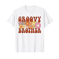 Retro Groovy Brother Matching Family Party Mother's Day T-Shirt