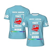 t Shirts Add Your Text Picture Name Logo Classic Custom t Shirt Fashion Personalized Shirts for Men Custom Gifts
