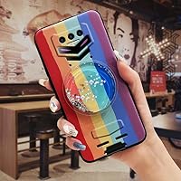 Lulumi-Phone Case for Doogee S89 Pro, Fashion Design TPU Cartoon Glitter Waterproof Durable Anti-Knock Back Cover Protective Skin Feel Silicone Quicksand Simplicity Dirt-Resistant