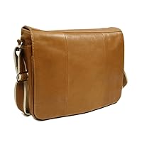 Expandable Messenger Bag, Saddle, One Size