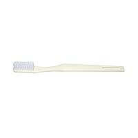 Dukal Toothbrush, 39 Tuft, White Nylon Bristles, Ivory Handle (144 Boxes of 10) (Pack of 1440)
