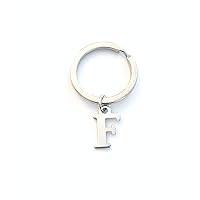 SALE - Initial Keychain, A B C D E F G H I J K L M N O P Q R S T U V W X Y Z Letter Key Chain, Monogram Keyring, Present for New Driver, Personalized Gift for Daughter, Son, Wife, Husband, Mom or Dad