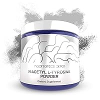 Nootropics Depot N-Acetyl L-Tyrosine Powder | 125 Grams | NALT | Amino Acid Supplement | Natural Supplement | Supports Memory, Learning, Focus, Healthy Stress Levels