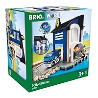 Brio World - 33813 Police Station | 6 Piece Set for Kids Ages 3 and Up (63381300)