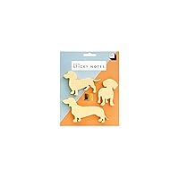 Dog Sticky Notes | Includes 3 Separate Designs | Dog Shaped Sticky Note Pads | Novelty Paper Sticky Pads | Office Supplies | Note Paper