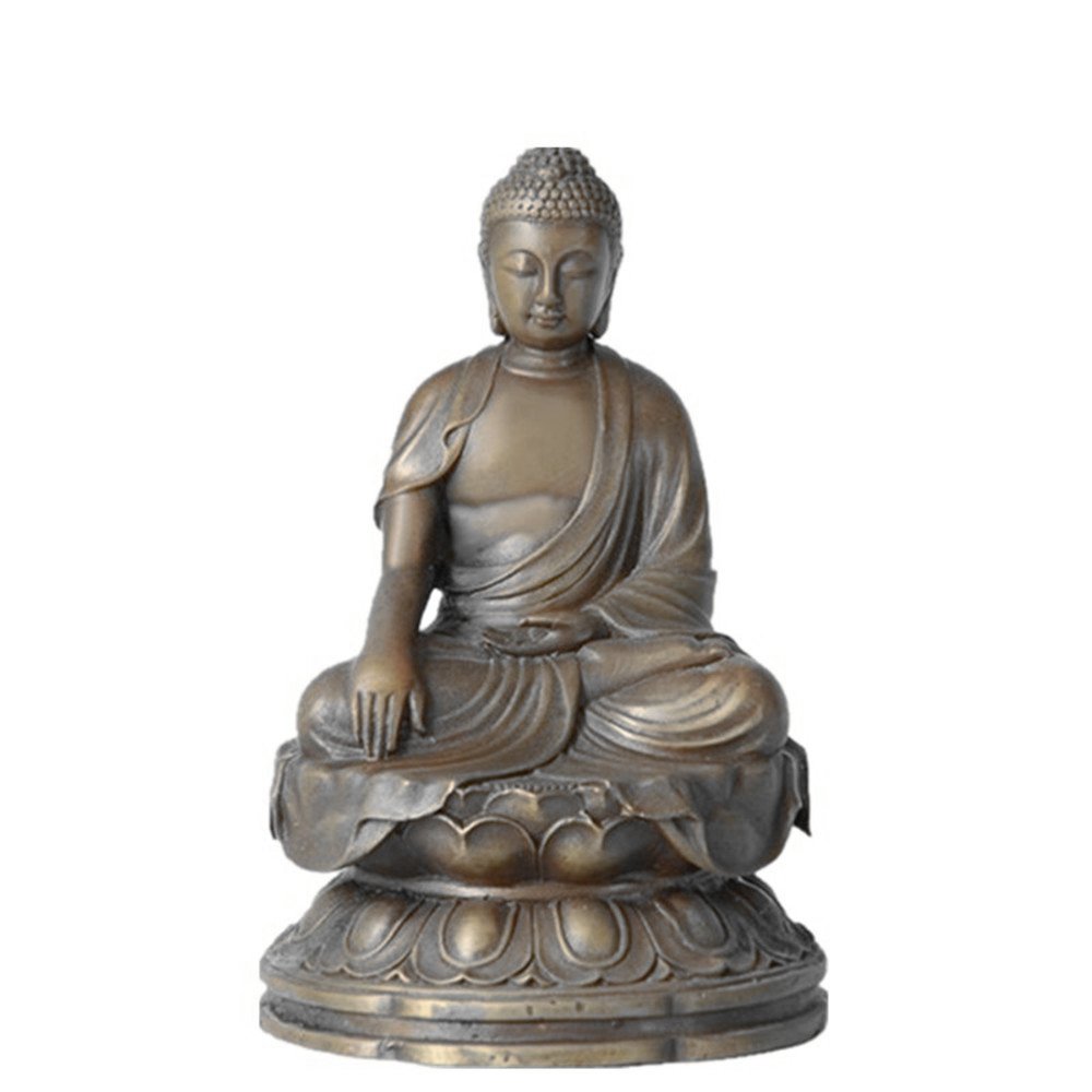 Toperkin Standing Bronze Buddha Statue Buddhist Sculpture TPFX-B134