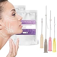 PDO Threads Lift for Face Whole Body Lifting/Mono Smooth Type/PDO Mono Threads for Face lift/Protein Threads for Face/ 20pcs (30G20mm)