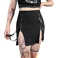 Mini Skirt Y2k Pleated Skirts Alt Aesthetic Goth Fairycore Skirts High Waist