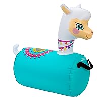 Hip Hopper Inflatable Hopping Animal Bouncer Llama, Ages 2 and Up, Supports Up to 85 Pounds
