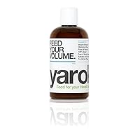 Yarok Feed Your Volume Shampoo, 8.5oz, Made from Aloe Vera, Macadamia Nut, Primrose, and Grapeseed Oils, 100% Vegan, Free from Gluten, Sulfate, Alcohol & Paraben, Cruelty-Free