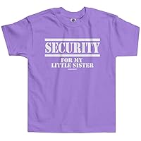 Threadrock Little Girls' Security for My Little Sister Toddler T-Shirt