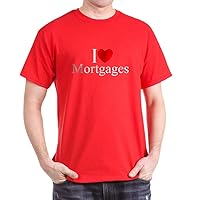CafePress I Love (Heart) Mortgages Dark T Graphic Shirt