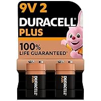 DURACELL Plus Mn1604 Battery Alkaline 9V Ref 75051888/81275365 [Pack 2]