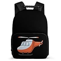 Cotton Helicopter Backpack Adjustable Strap Daypack 16 Inch Double Shoulder Backpack Laptop Business Bag for Hiking Travel