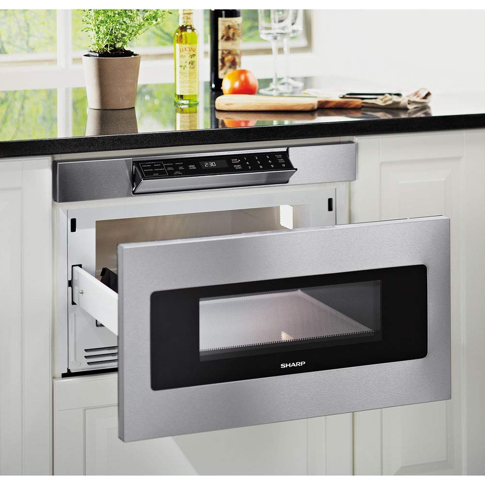 Sharp Built-In Microwave Drawer, Stainless Steel - SMD3070ASY model