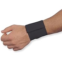 Cotton Elastic Wrist Support, One Size (Pack of 12)