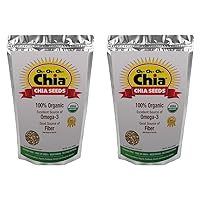 CH- CH- CH- CHIA Organic Chia Seeds - 1 lb. USDA Organic (Pack of 2)