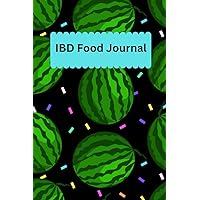 Whole Watermelons on Black Journal to Capture IBD Symptoms: IBD Journal 6 x 9 inches, 150 pages)